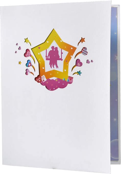 GREETING ART Anniversary Card Pop Up, Wedding 3D India | Ubuy