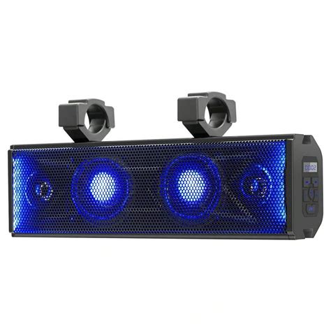 Sound Bar 16 Inch 4-Speaker ATV SoundBar UTV Sound System Waterproof ...