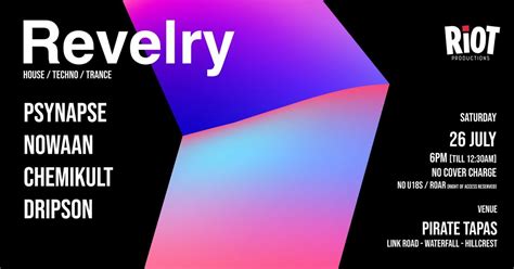 Revelry, Tapas Pirate Tapas, Forest Hill, 26 July 2025 | AllEvents