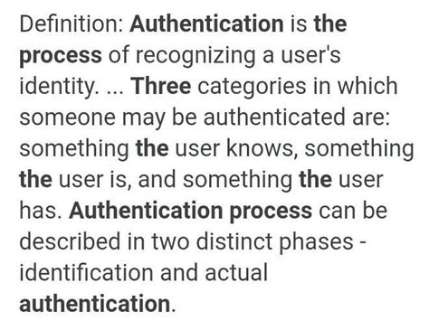 Explain three way authentication service procedure - Brainly.in