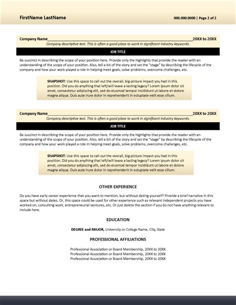 Premium Customer Service Resume Template for Word