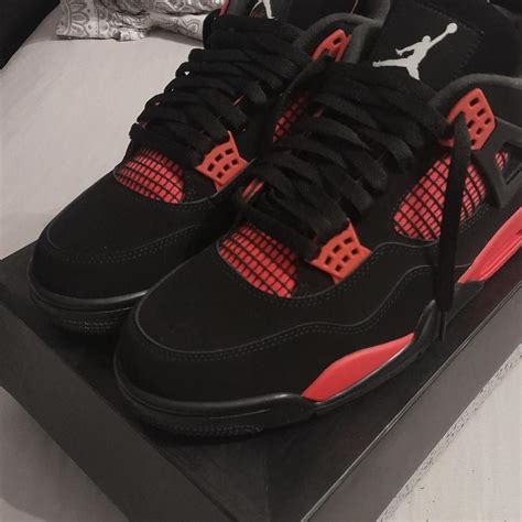 Air Jordan 4s red thunder Shipping two weeks - Depop