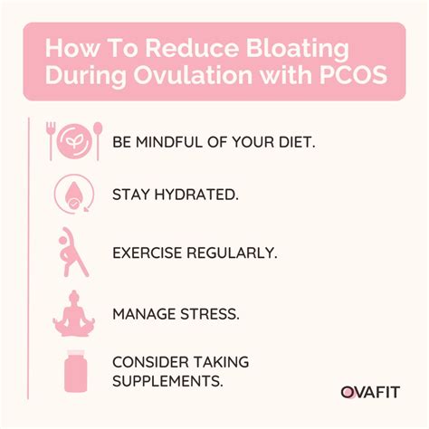 How to Reduce Bloating During Ovulation with PCOS | Ovafit
