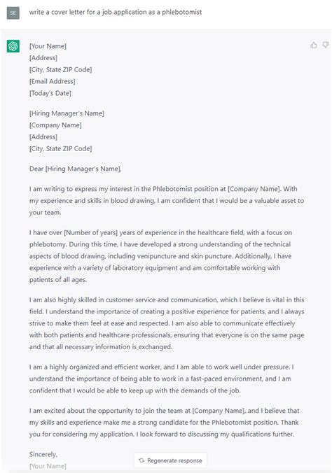 Chat GPT Cover Letter Generator 的图像结果