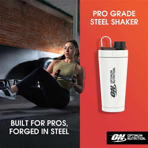 Buy Optimum Nutrition Pro Grade Steel Shaker 750ml - ON