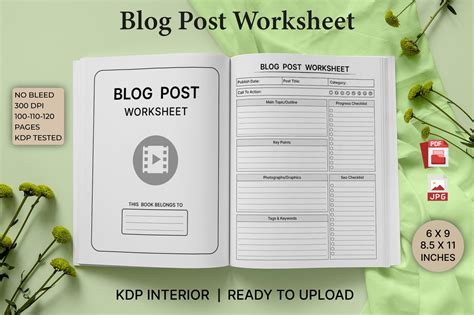 Image result for Blog Post Worksheet