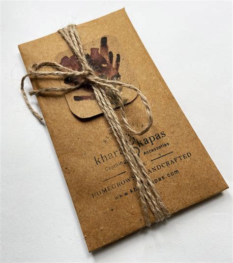 Hand painted gift card - Khara Kapas