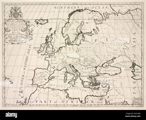 A new map of Europe according to the present general divisions and ...