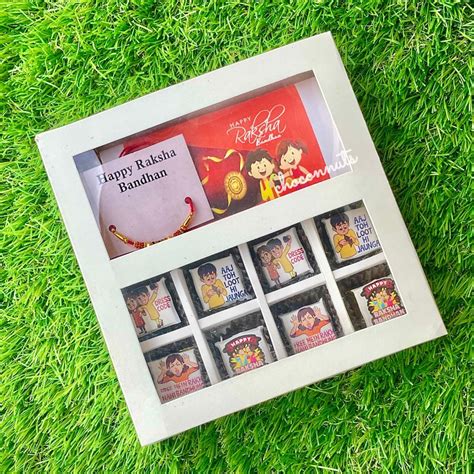 Rakhi Chocolate Gift Box | Rakhi, Card & Chocolates | Choco-n-Nuts