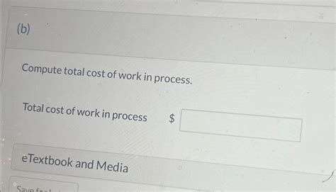 Image result for Total Cost of Work in Process Formula