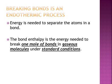 PPT - Bond Enthalpies in Chemical Reactions PowerPoint Presentation ...