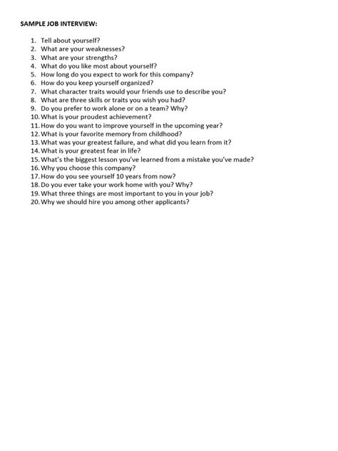 Sample of Job Interview 的图像结果