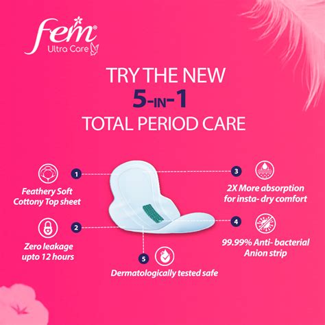 Buy Best Fem Ultra Care Sanitary Pads for Women XL Online at Best Price ...