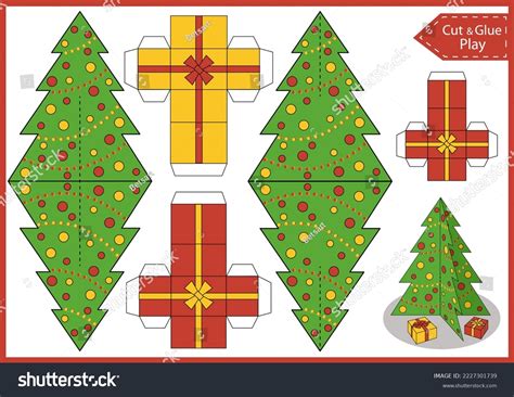Christmas Paper Craft Printable | Fanny Printable