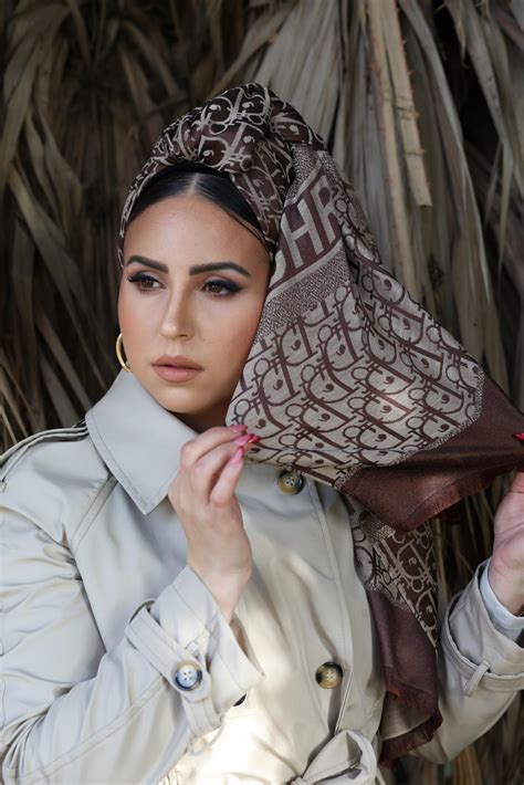 מטפחת דיור חומה - בוטיק רעות עטיה