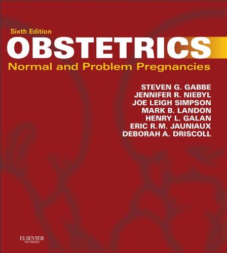 Obstetrics: Normal and Problem Pregnancies Elsevier on VitalSource ...