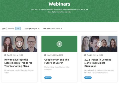 Image result for Webinar Lessons