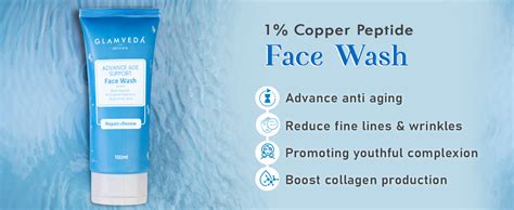 Glamveda 1% Copper Peptide with Multi Peptide Advance Age Support ...