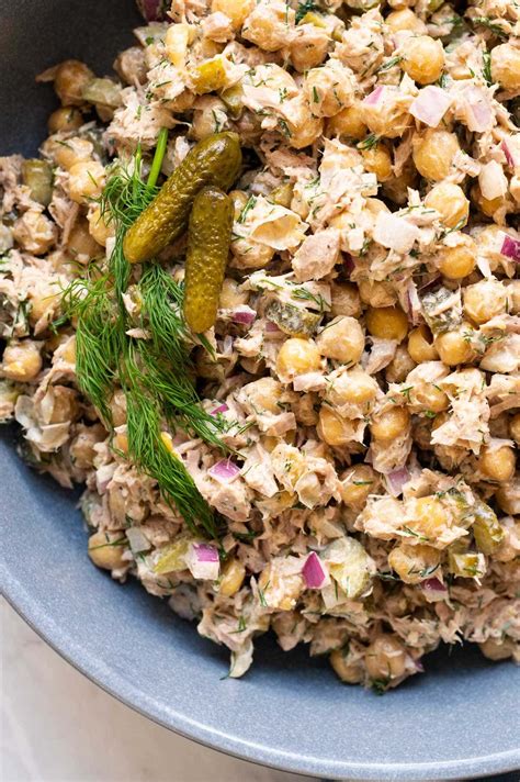 Chickpea Tuna Salad Recipe - Healthy and Delicious