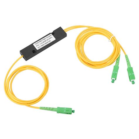 Optical Fiber Splitter, SC APC 1X2 PLC Single Mode Optical Cable, SC ...