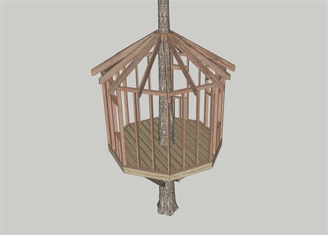Image result for Tree House Octagonal Building
