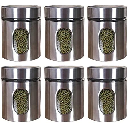 Buy Femora Femora Glass Window Jar for Kitchen Storage Kitchen Storage ...