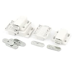 SJT® 22mm Long Stroke Metal Magnetic Push Catch, Silver Tone, 5 Piece ...