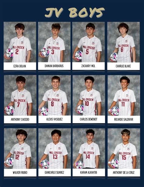 Junior Varsity Boys Soccer Team