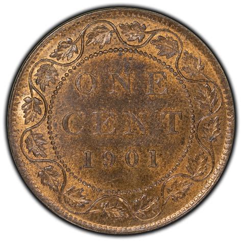 SOLD Canada 1901 1 Cent Coin - MS-62 - The Toronto Coin Shop