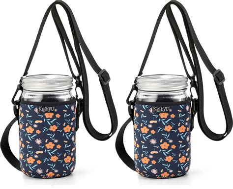 Amazon.com: Koikyu 32oz Mason Jars Sleeves Neoprene 32oz Regular and ...