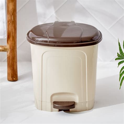 Buy Sedona Capiz Polypropylene Pedal Waste Bin - 6.5L from Home Centre ...