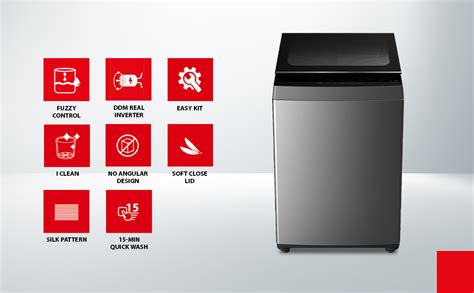 Toshiba 8 Kg 5 Star Fully Automatic Top Loading Washing Machine (AW ...