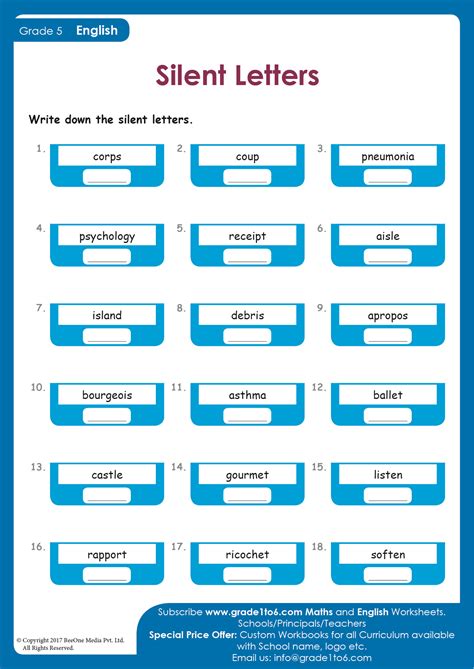Silent Letters Worksheets Words With A Silent Letter Word Search