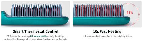 FIT & SHAPE Hair Straightener Comb For Women & Men, Straightener ...