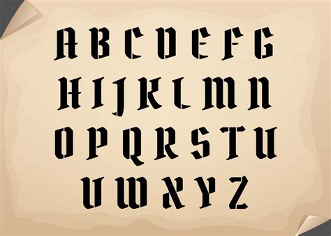 Medium Alphabet Stencils - 10 Free PDF Printables | Printablee