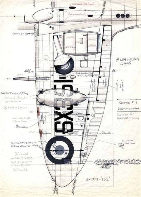 Image result for Spitfire Blueprints