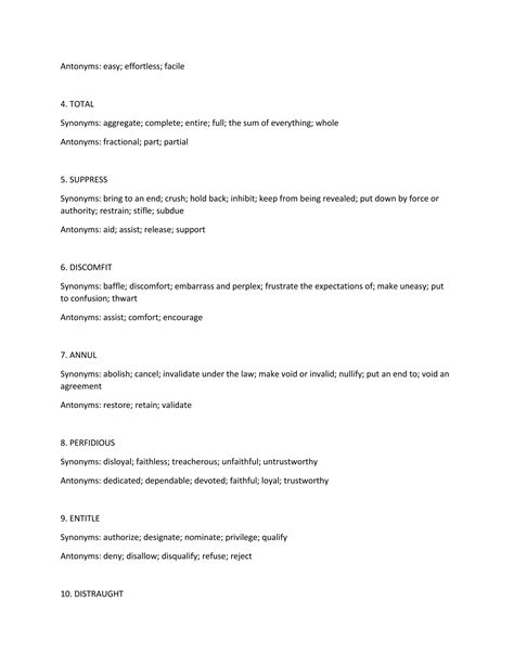 Gre Vocab Book | PDF