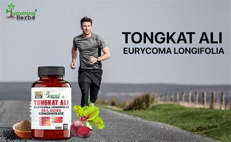 Humming Herbs Tongkat Ali Eurycoma Longifolia 6-in-1 Blend with Korean ...