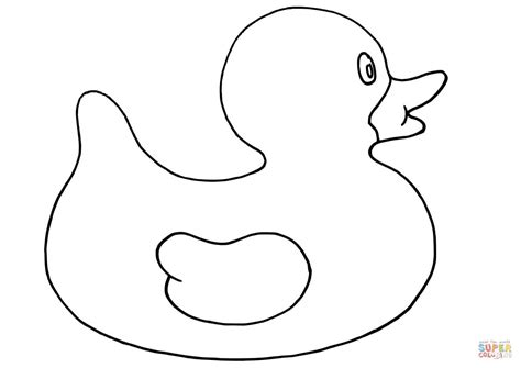 Rubber Duck - Free Coloring Pages