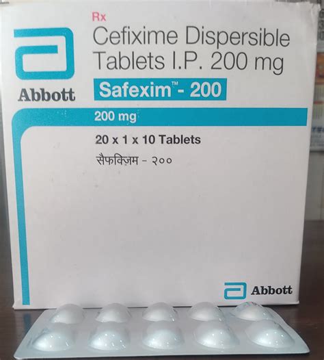 SAFEXIM 200 TAB 20*10