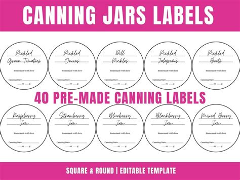 Image result for Free Canning Labels