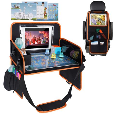 MENZOKE Kids Travel Tray, Car Seat Organizer Toddler | Ubuy India