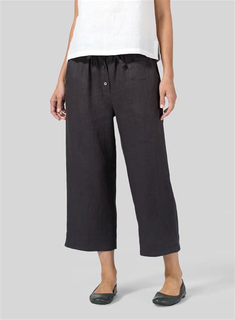 Linen Cropped Pant