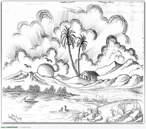 Image result for Nature Drawing Sample