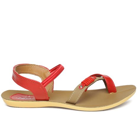 Buy Paragon Women'S Red Sandals Online @ ₹229 from ShopClues