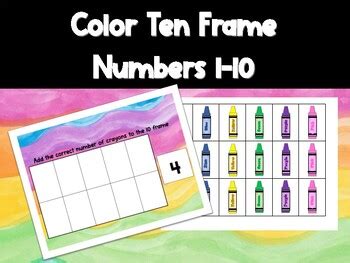 Image result for Ten Frame Color by Code Homework Help