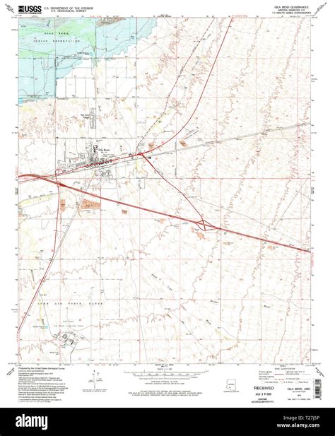 Gila bend arizona map hi-res stock photography and images - Alamy