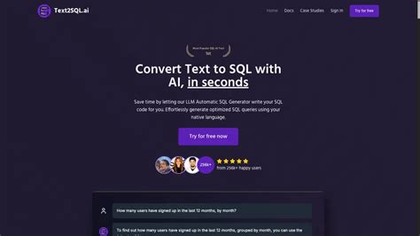 Image result for Text to SQL Ai Free without API