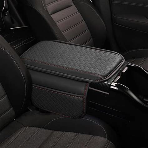 Automaze Center Console Arm-rest Cover Pad With Side Pockets, Small ...