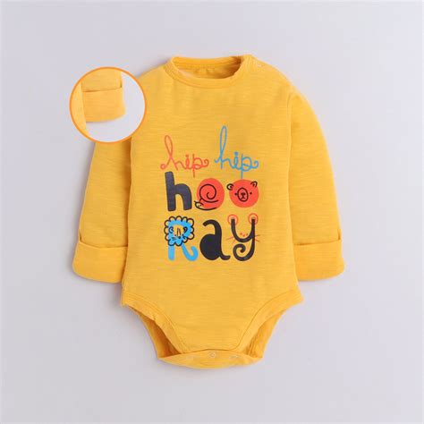 Polka Tots Mustard Onesie-Cotton-Printed-For Infants-Extra 10 % Off ...